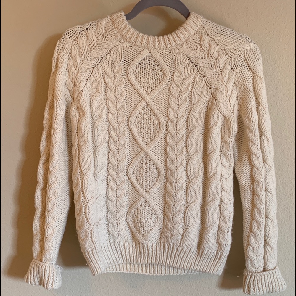 White Knit Sweater